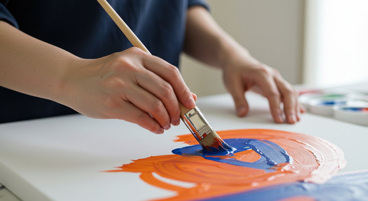 アクリル 絵の具 キャンバス