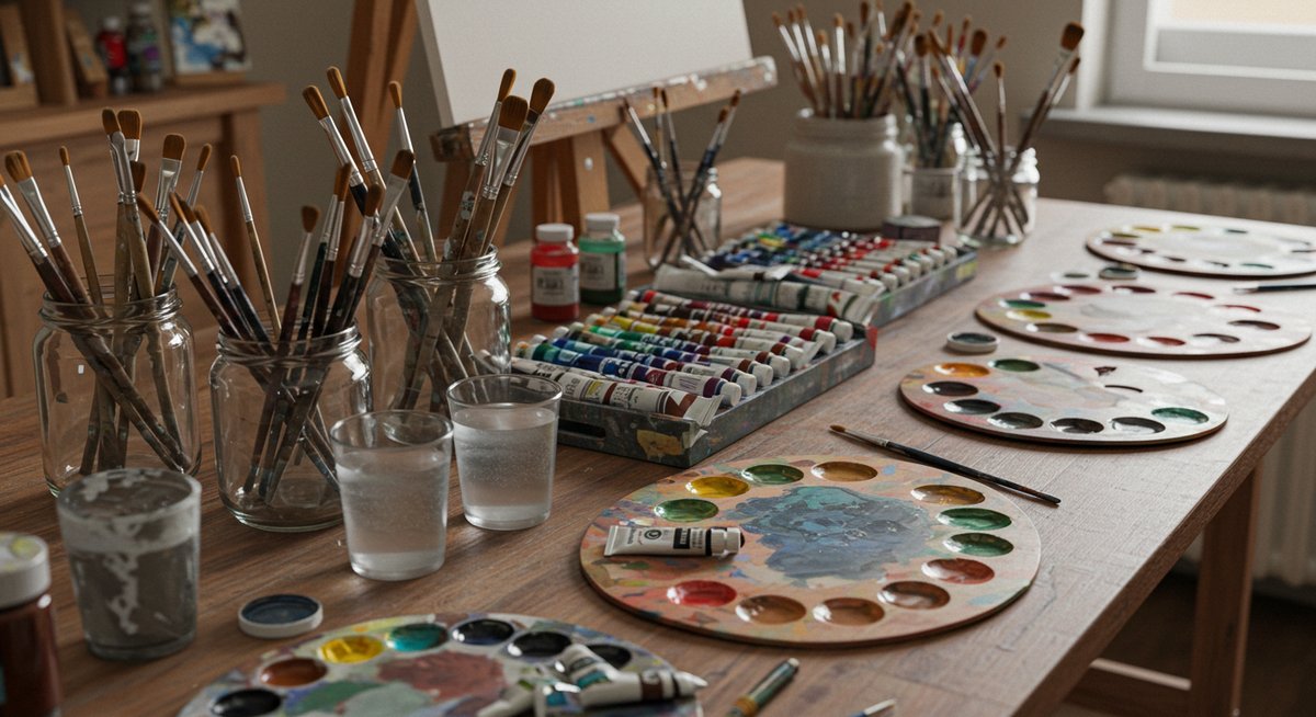 筆 絵の具