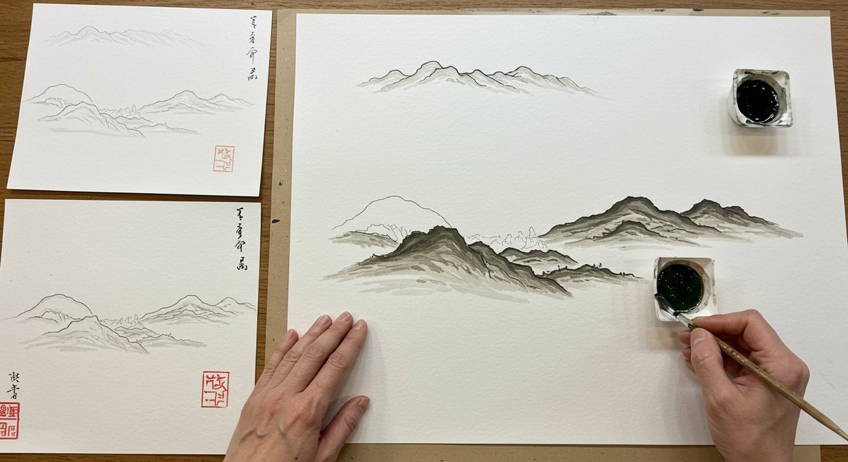 日本 画 の 描き 方