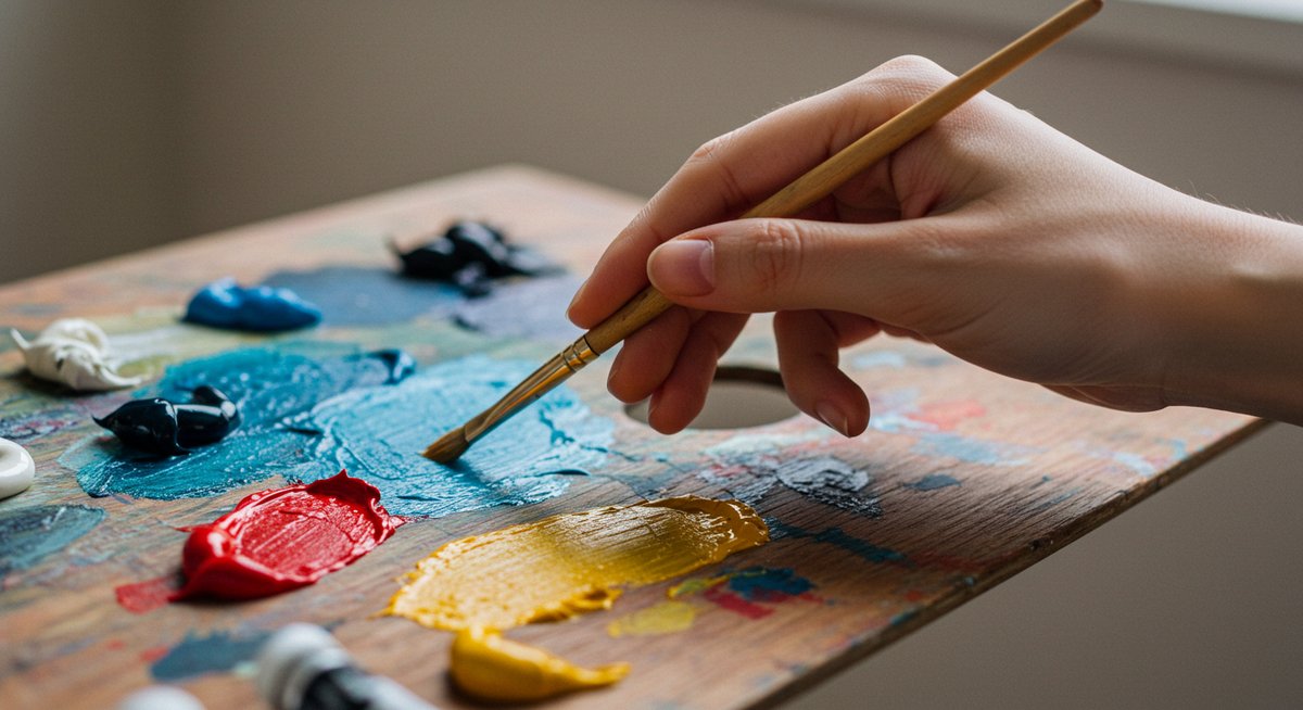 絵の具 油絵