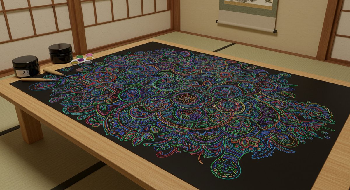 スクラッチ アート 作り 方